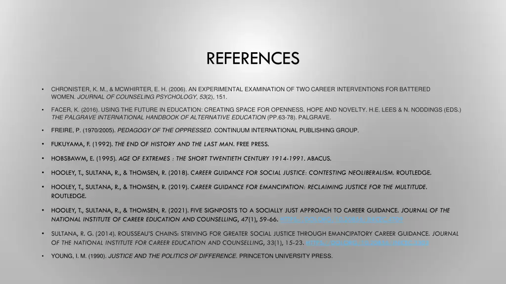 references