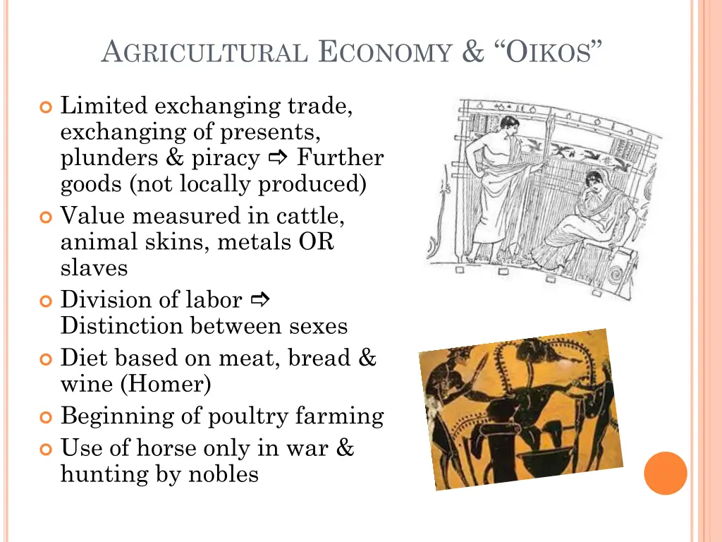 a gricultural e conomy o ikos 1