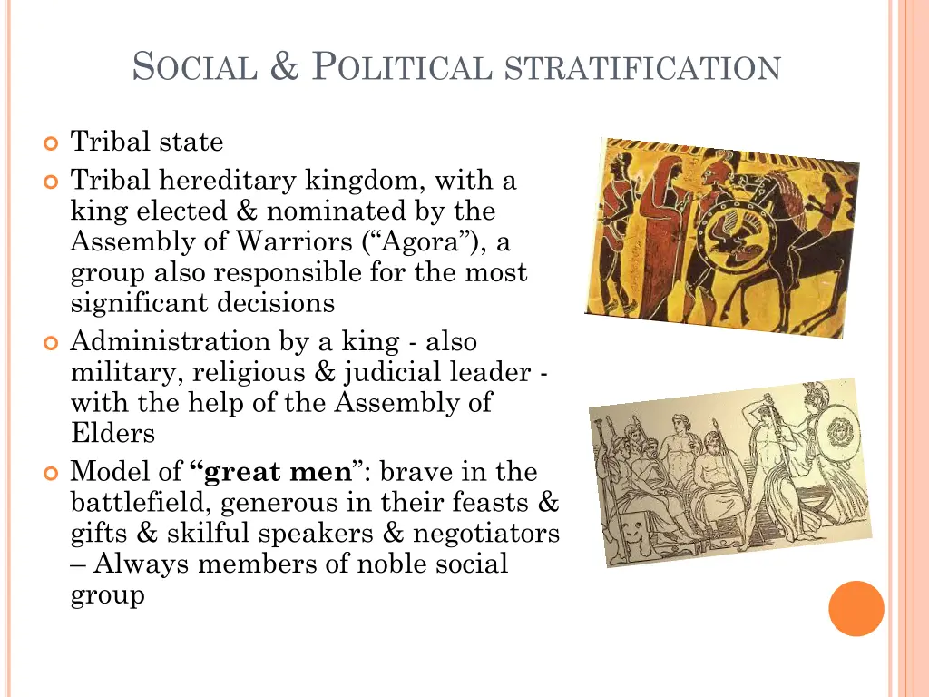 s ocial p olitical stratification 1