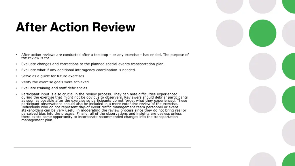 after action review