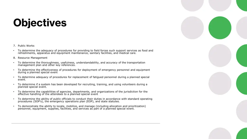 objectives 3