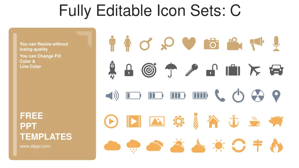 fully editable icon sets c