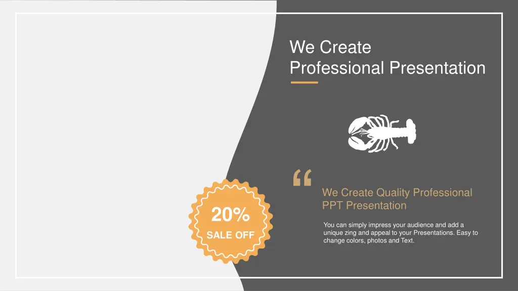 we create professional presentation