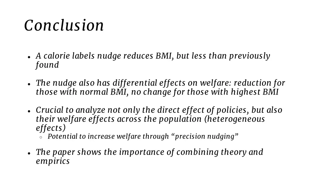 conclusion