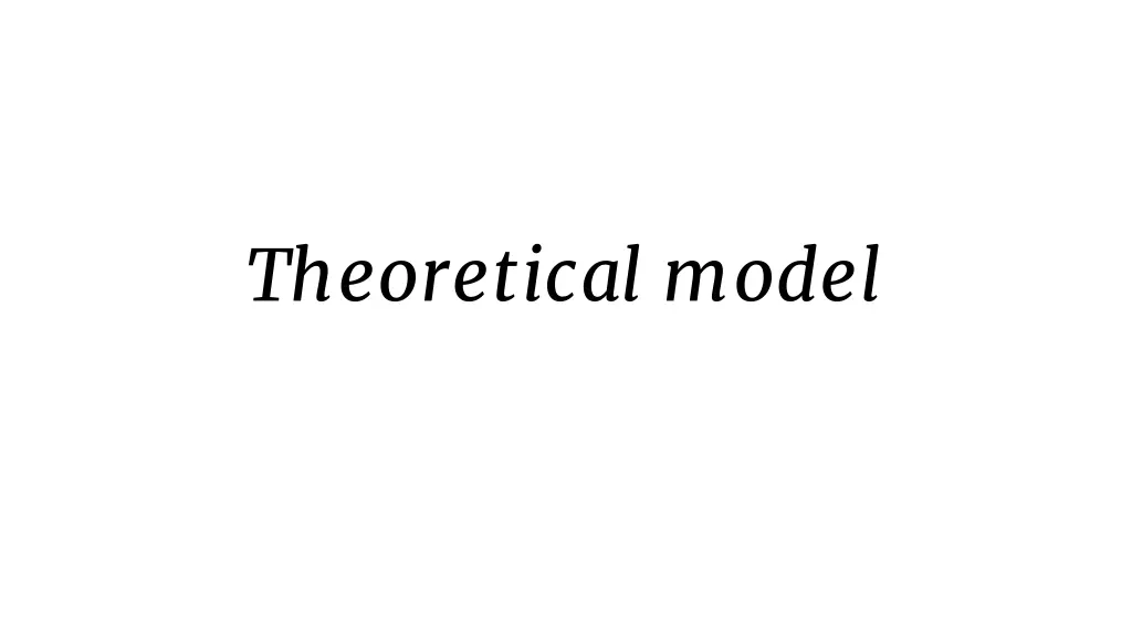 theoretical model