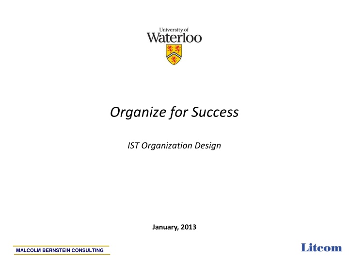 organize for success