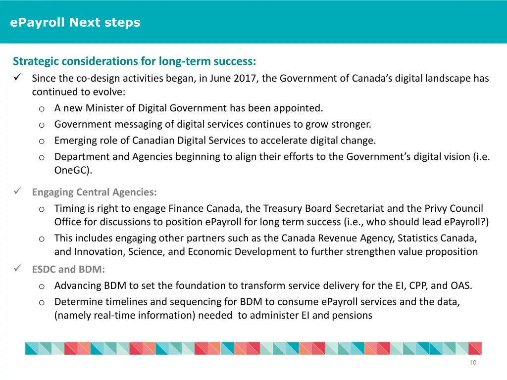 epayroll next steps