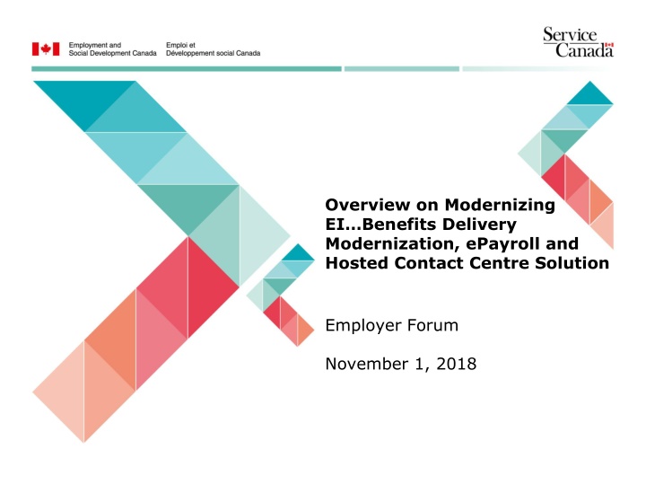 overview on modernizing ei benefits delivery