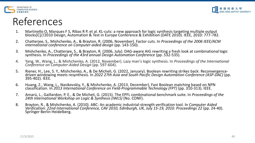 references 1 martinello o marques f s ribas