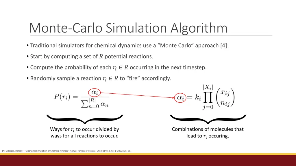 monte carlo simulation algorithm