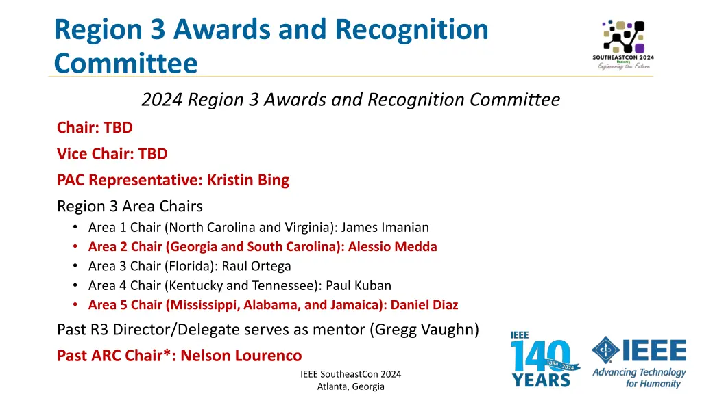 region 3 awards and recognition committee 2024
