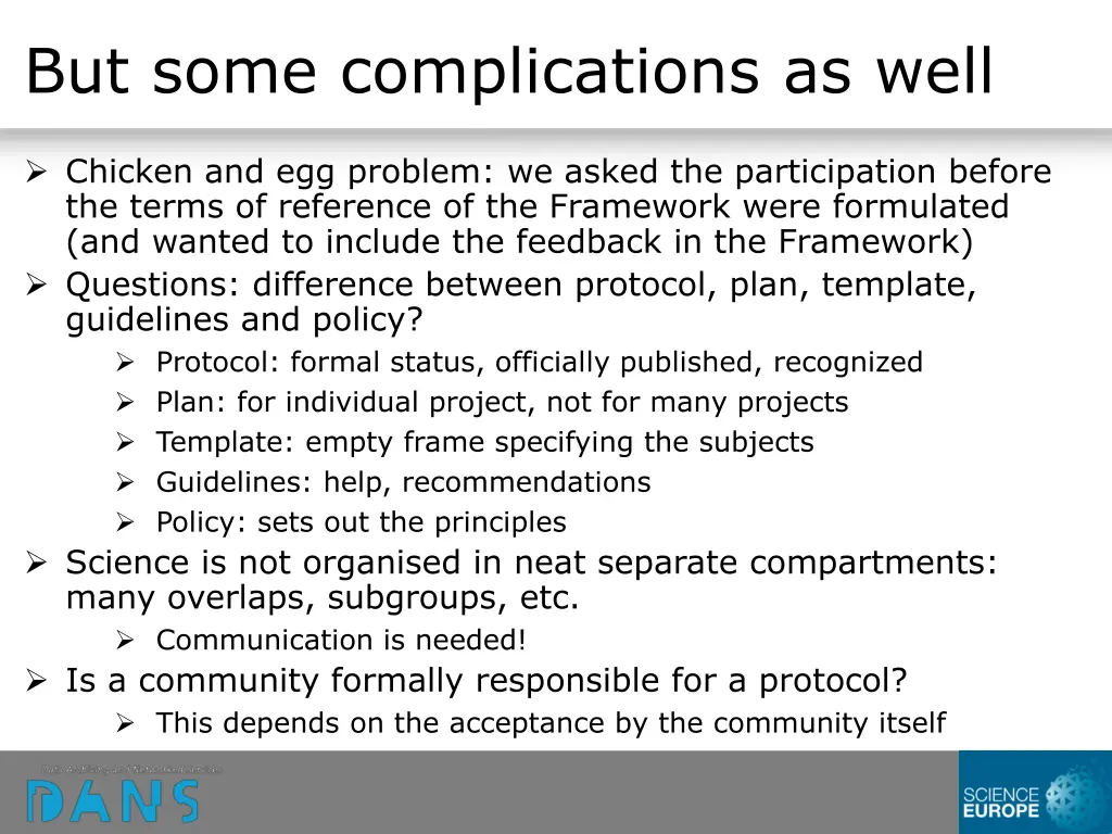 but some complications as well