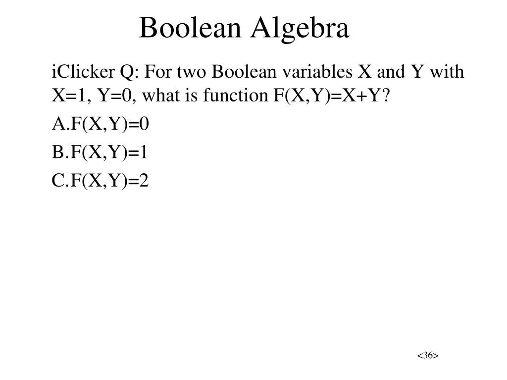 boolean algebra 2