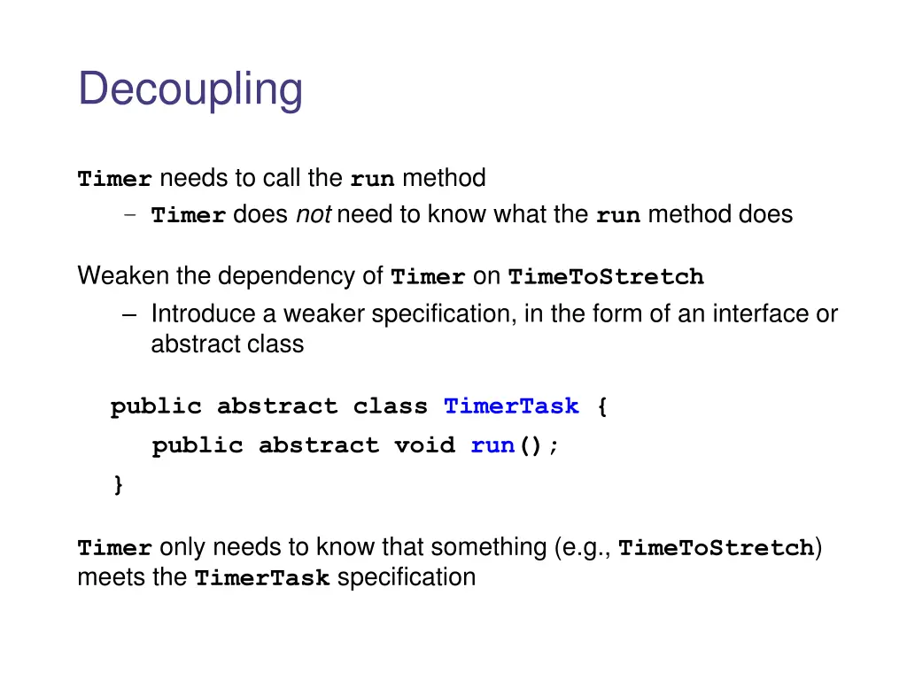 decoupling