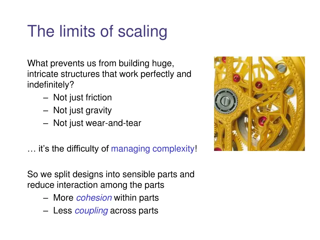 the limits of scaling