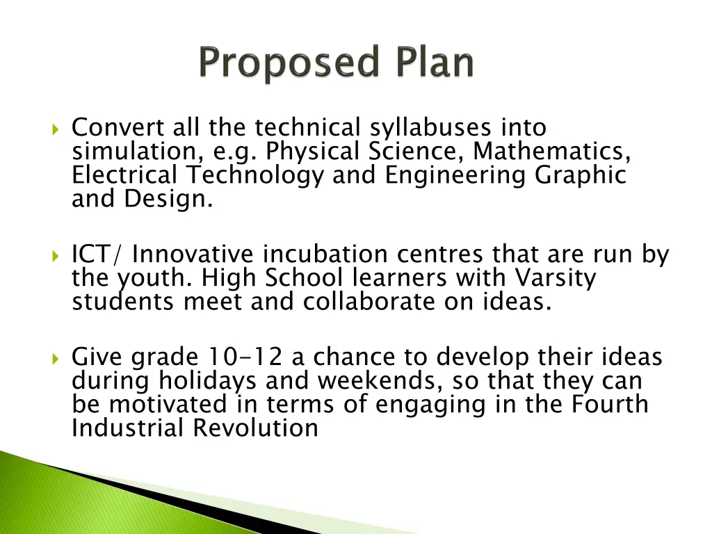 convert all the technical syllabuses into