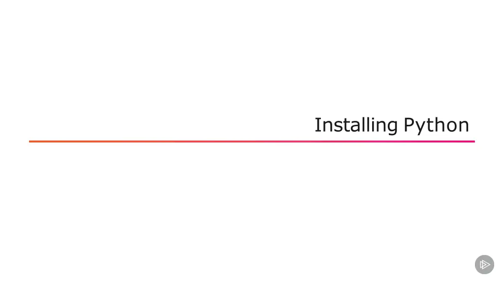 installing python