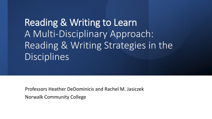 reading writing to learn reading writing to learn