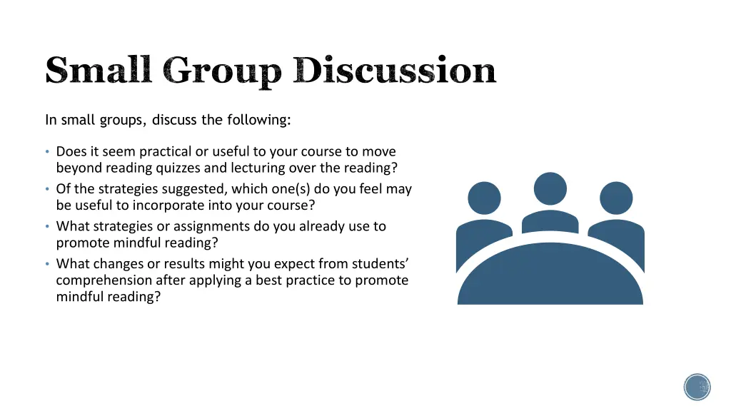 small group discussion