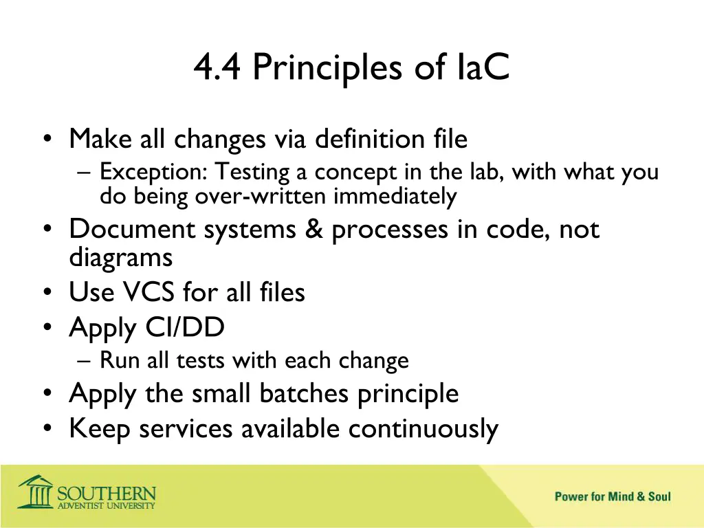 4 4 principles of iac