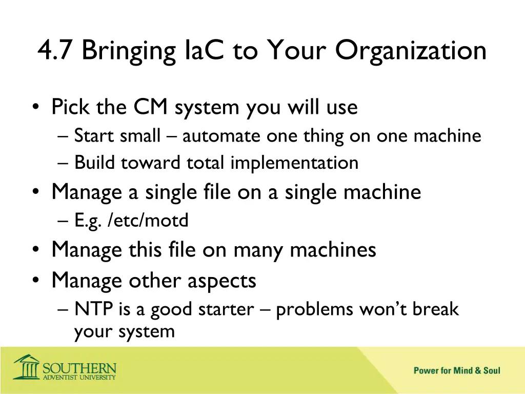 4 7 bringing iac to your organization