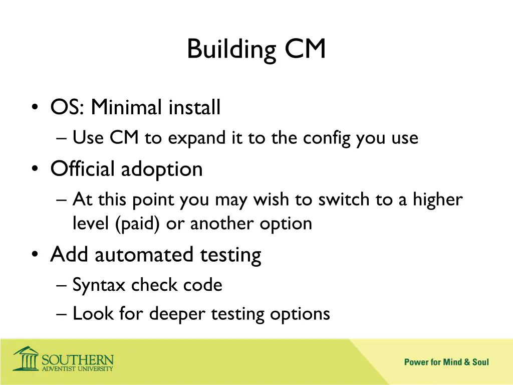 building cm