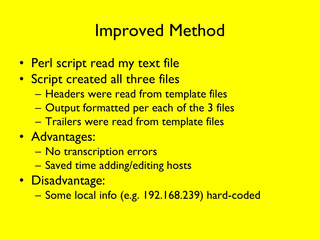 improved method