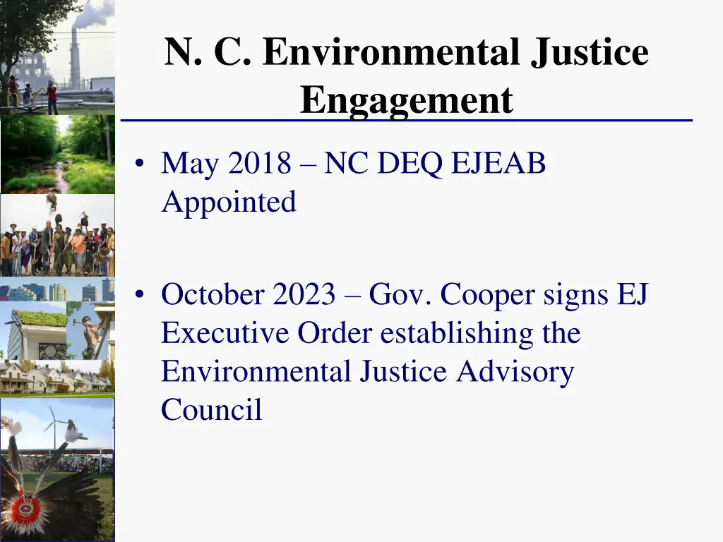 n c environmental justice engagement