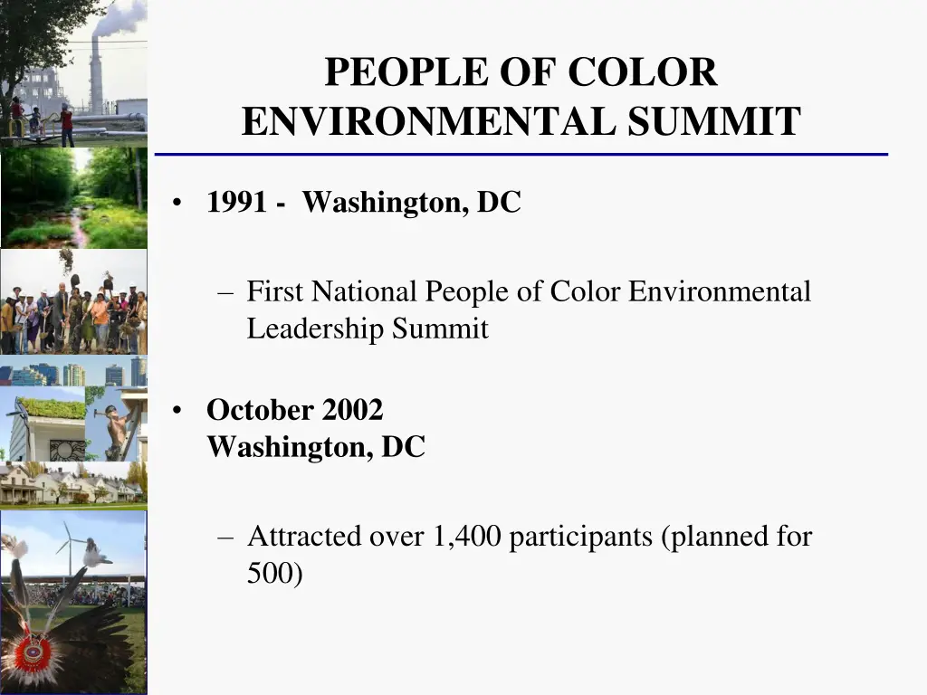 people of color environmental summit