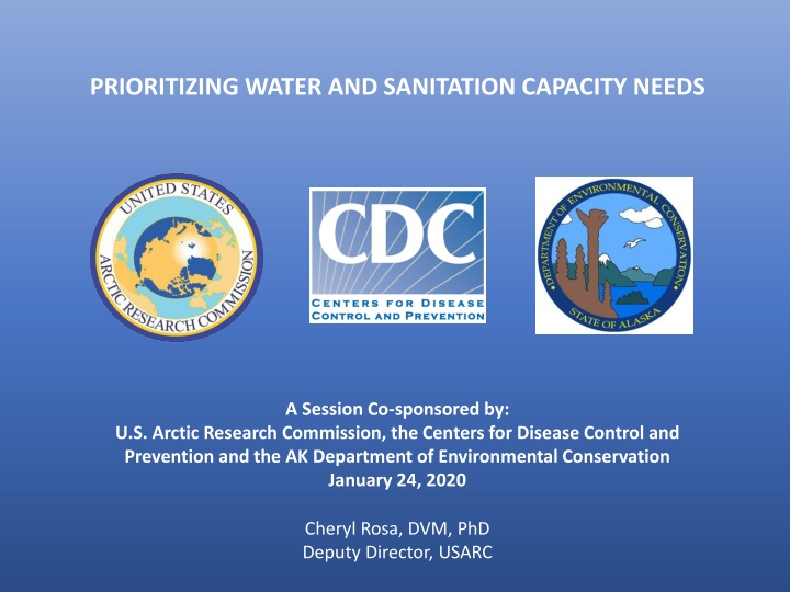 prioritizing water and sanitation capacity needs