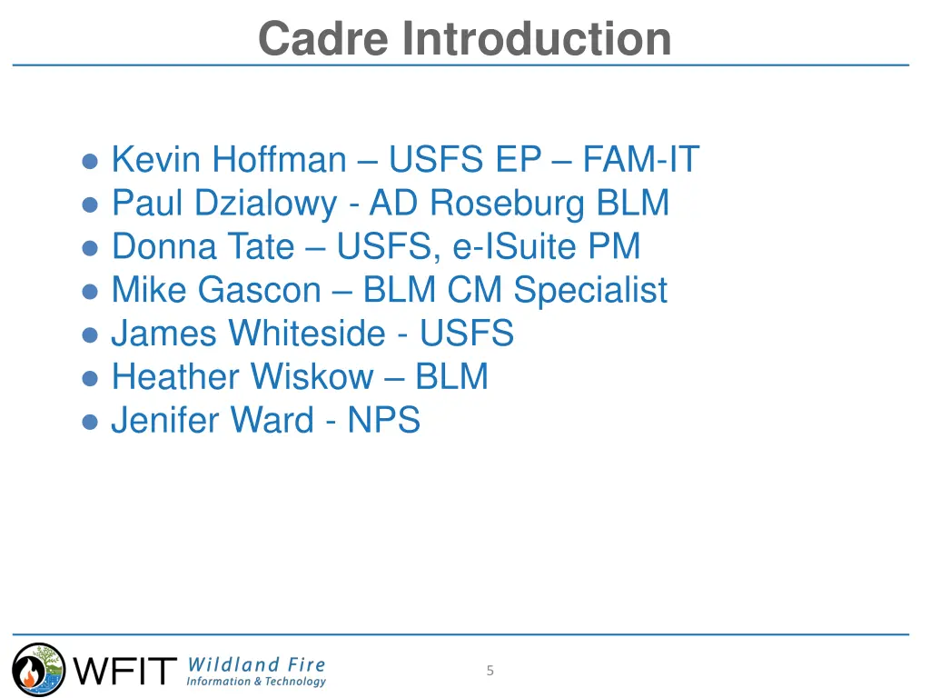 cadre introduction