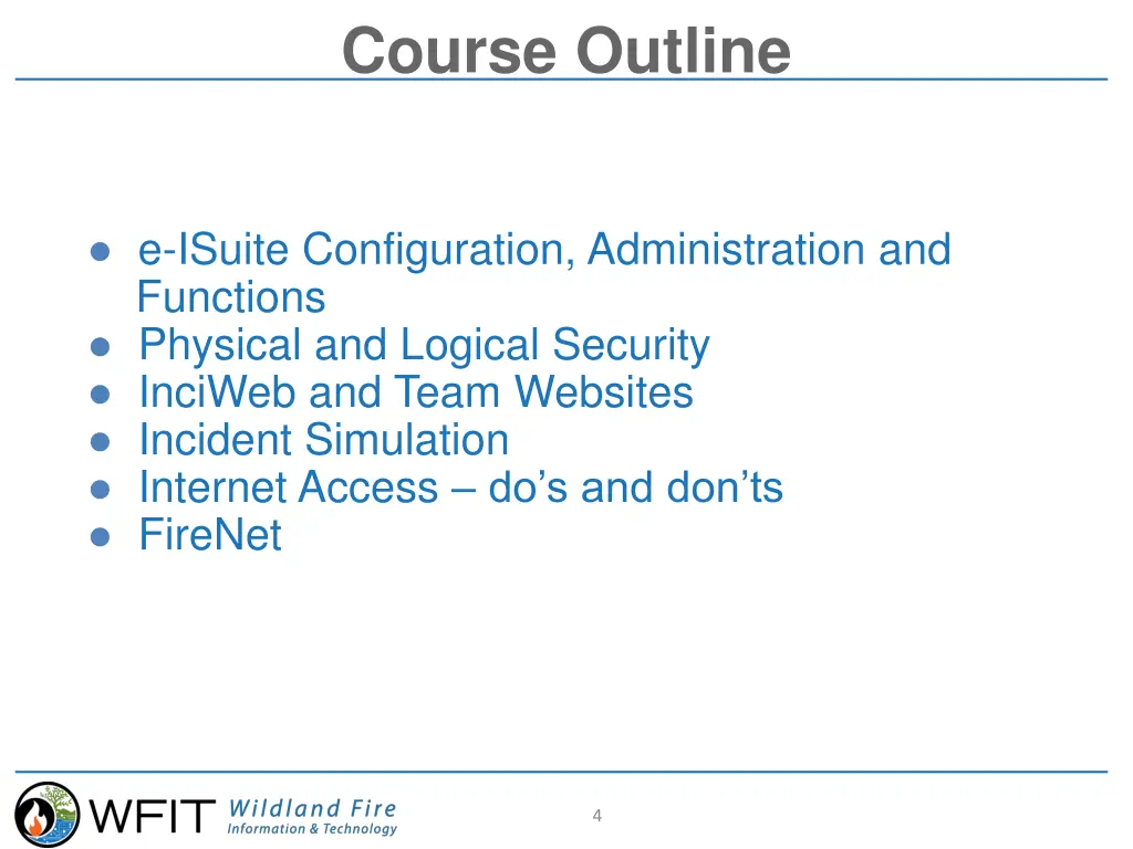 course outline 1