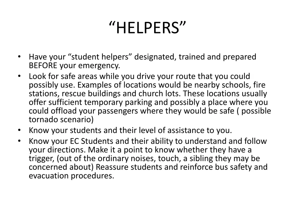 helpers