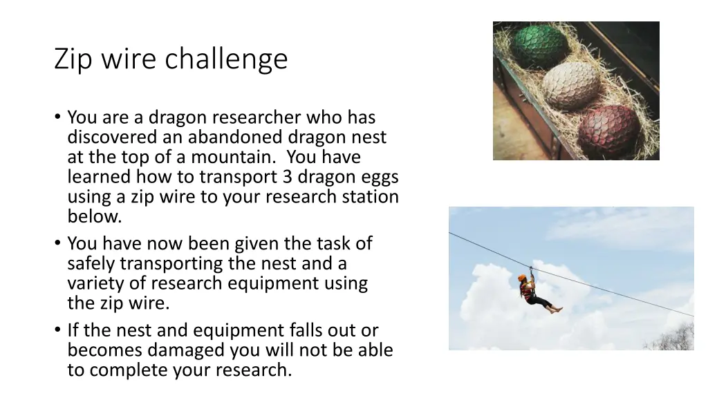 zip wire challenge 2