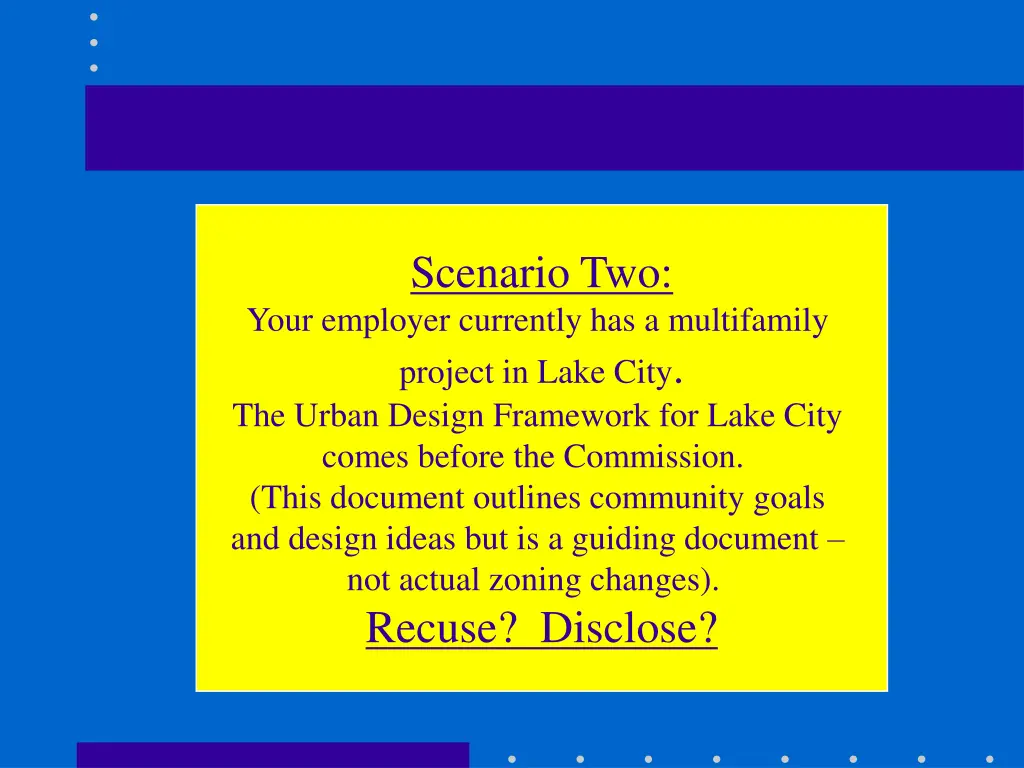 scenario two