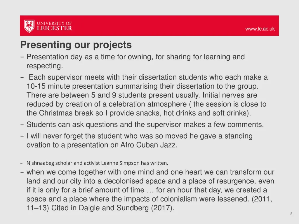 presenting our projects presentation