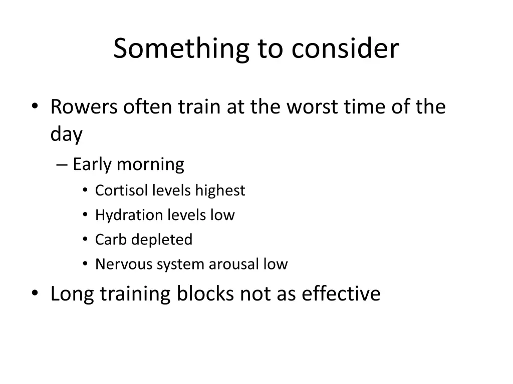 something to consider