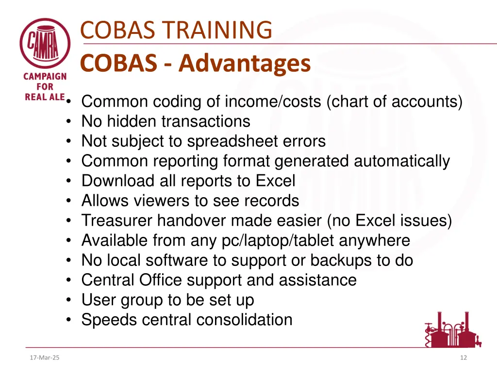 cobas training cobas advantages