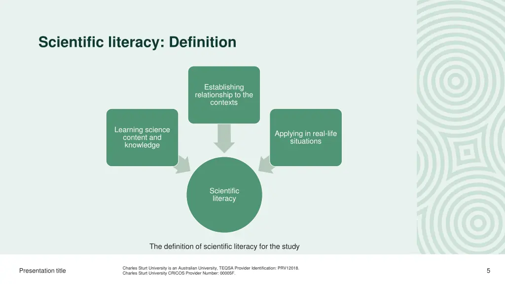 scientific literacy definition