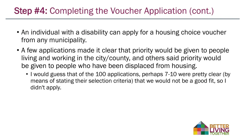 step 4 step 4 completing the voucher application 1