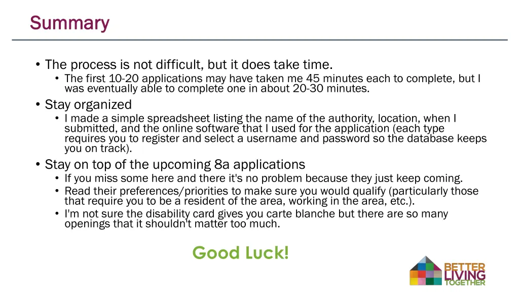 summary summary