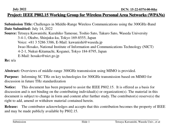 july 2022 project ieee p802 15 working group
