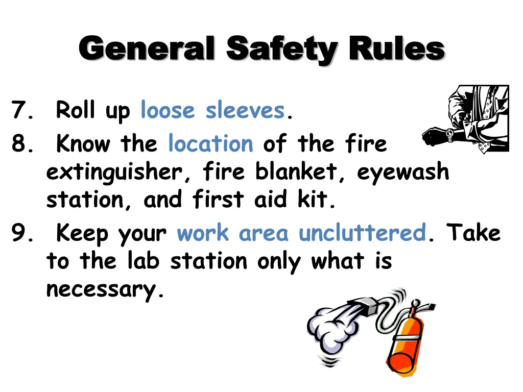 general safety rules general safety rules 2