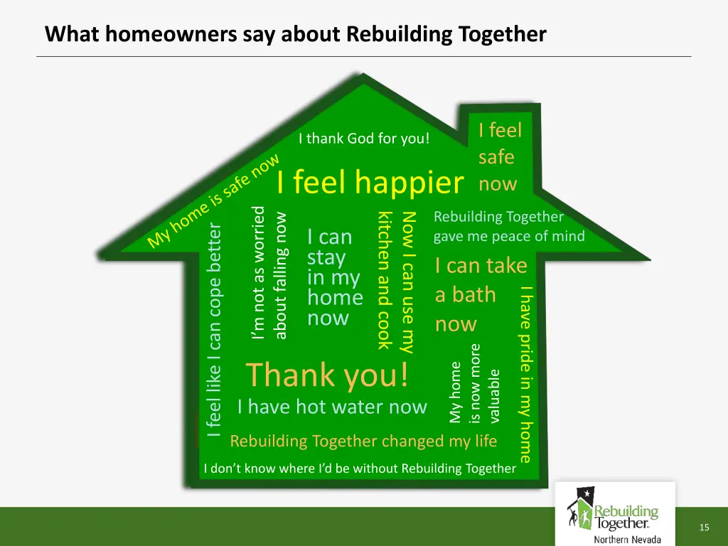 what homeowners say about rebuilding together