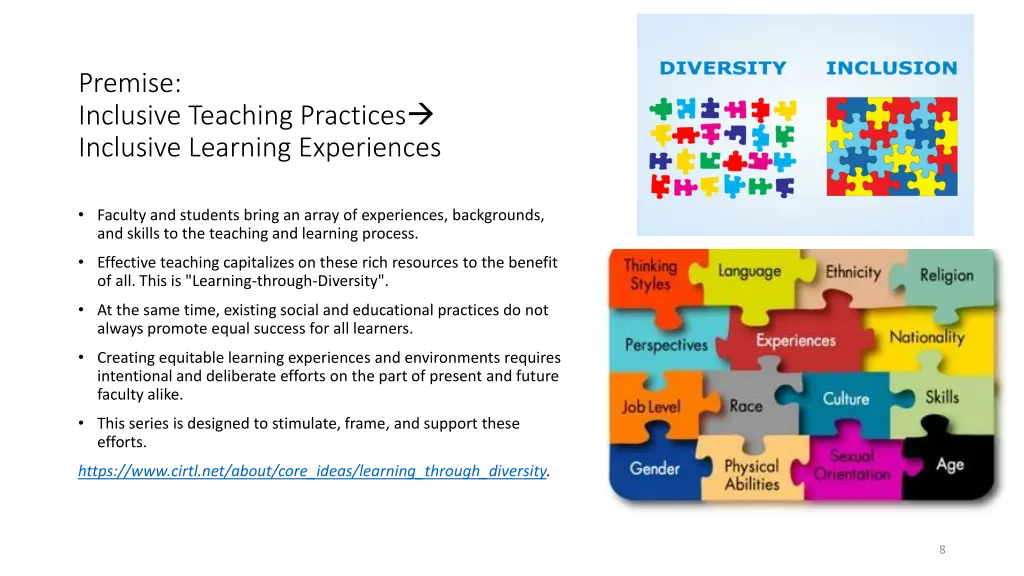 premise inclusive teaching practices inclusive