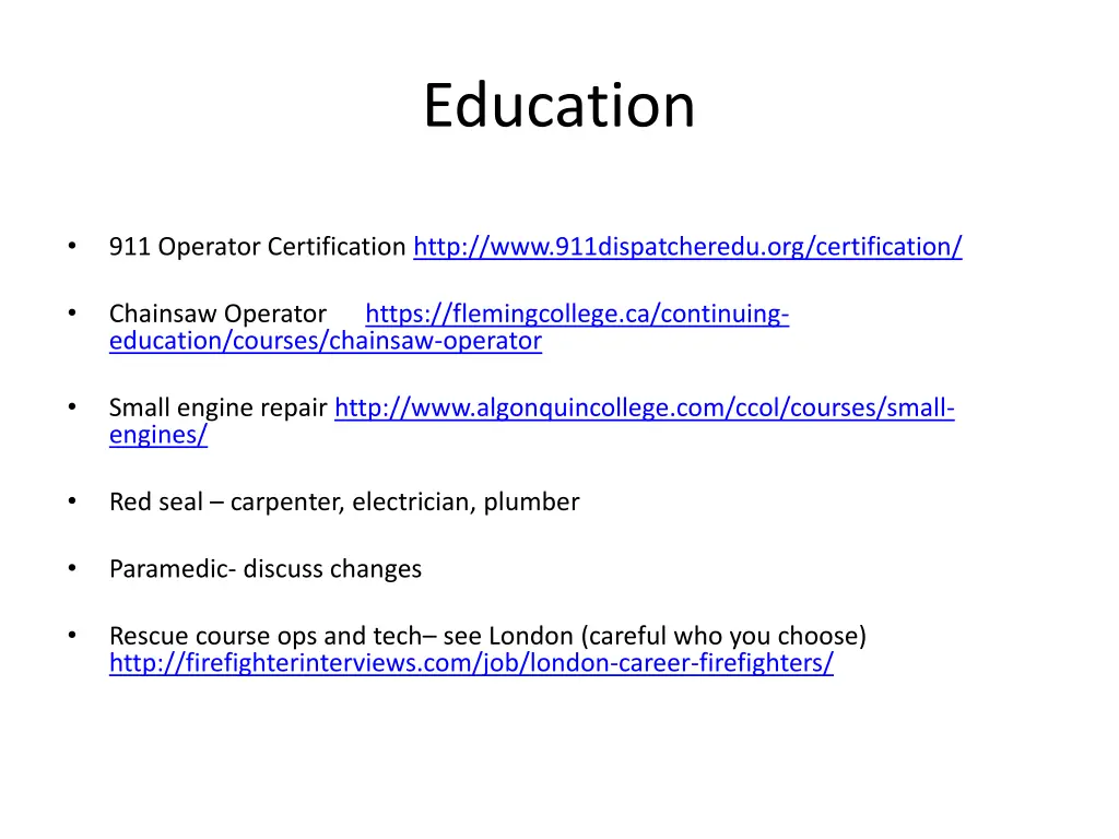 education