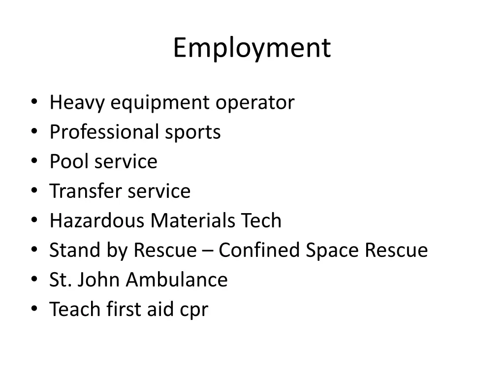 employment 3