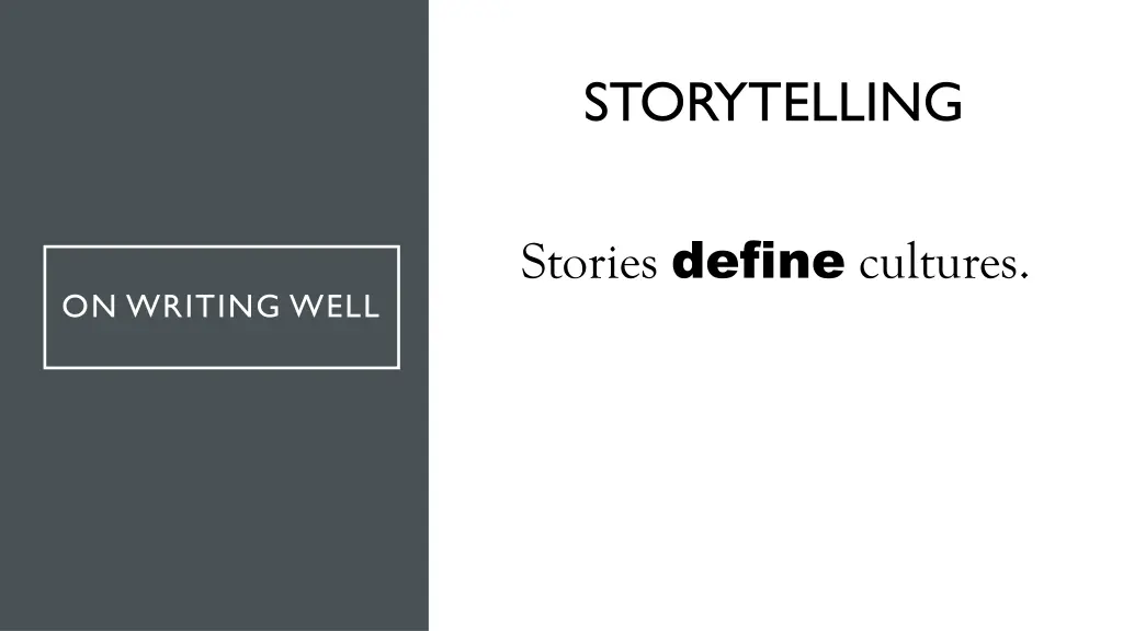 storytelling