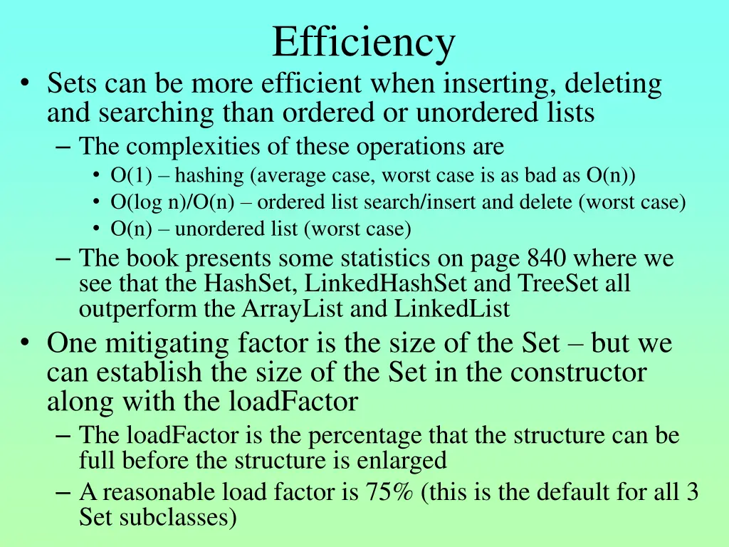 efficiency