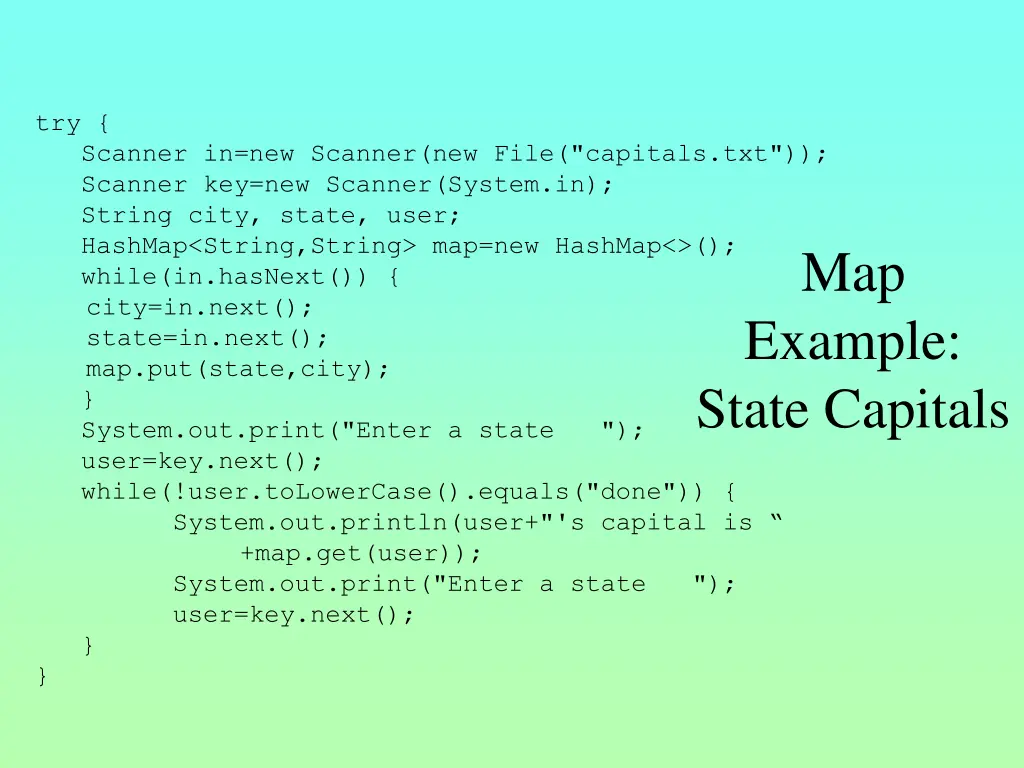 try scanner in new scanner new file capitals